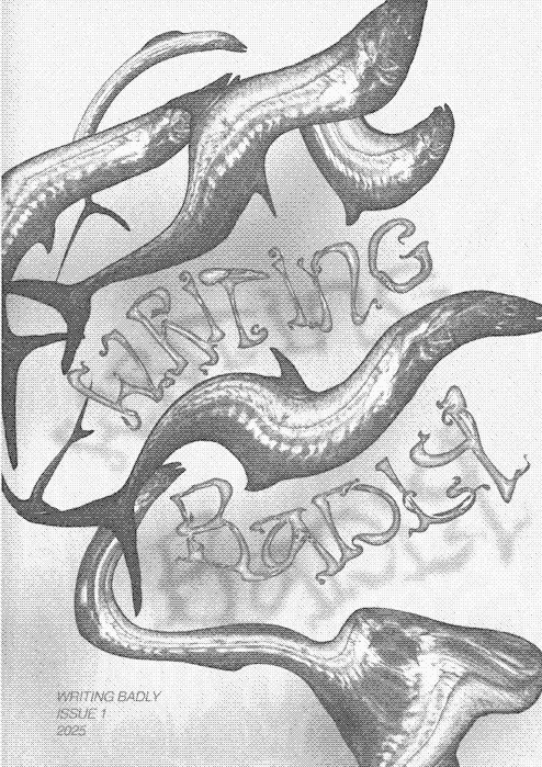 The wonderful cover of our wonderful first issue. It’s kinda wonky, but definitely fish (just like me)
